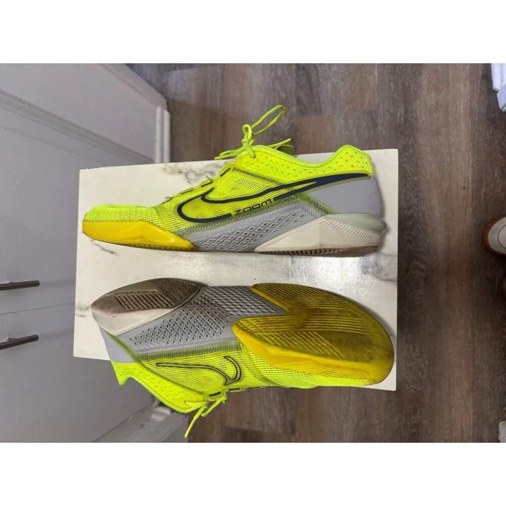 Nike Zoom Metcon Turbo 2 Sneakers Shoes Men's Size 12.5 Green Volt Athletic